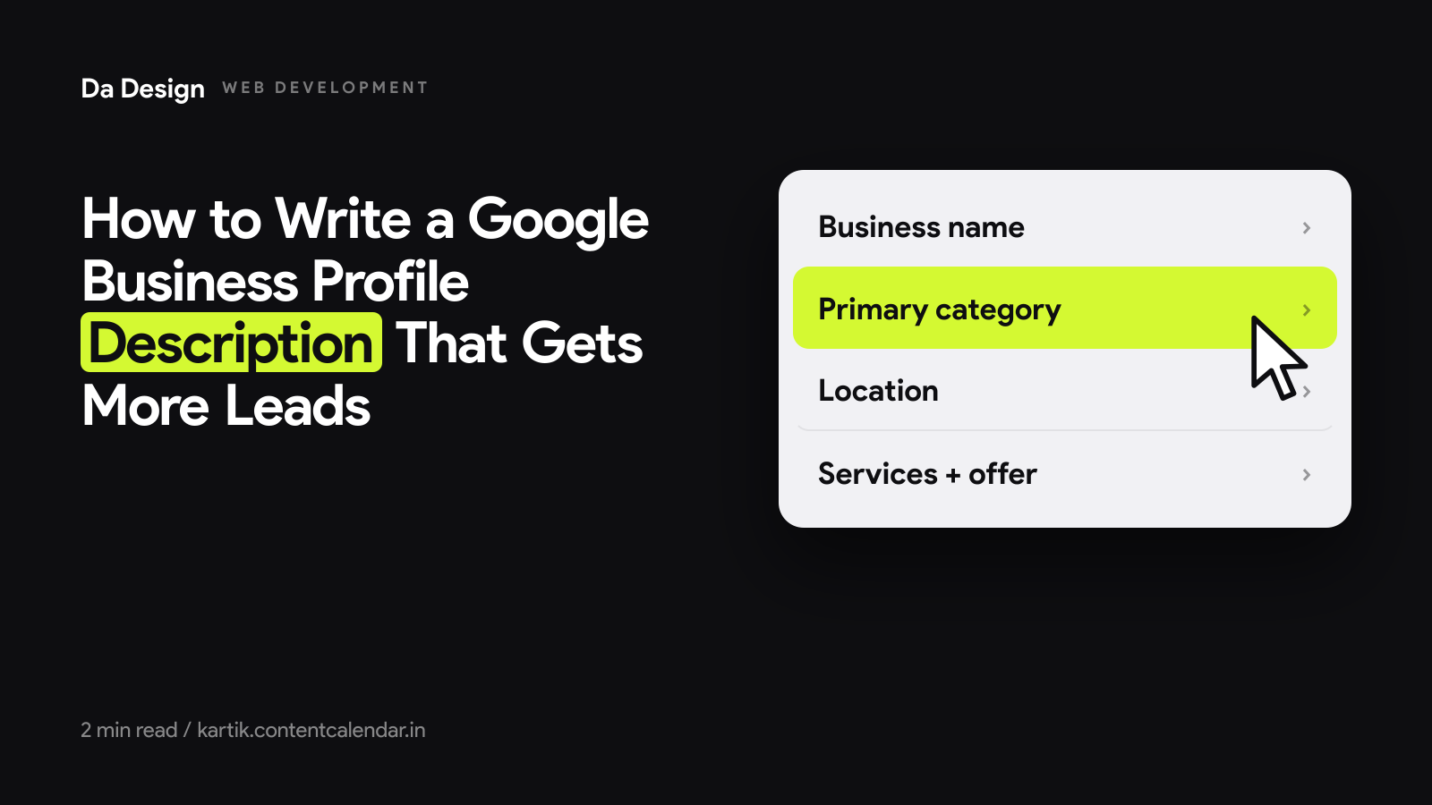How to Write a Google Business Profile Description That Gets More Leads