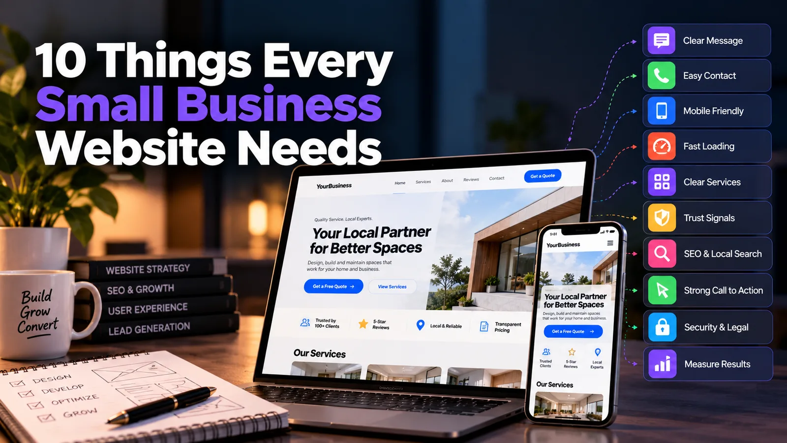 10 things every small business website needs