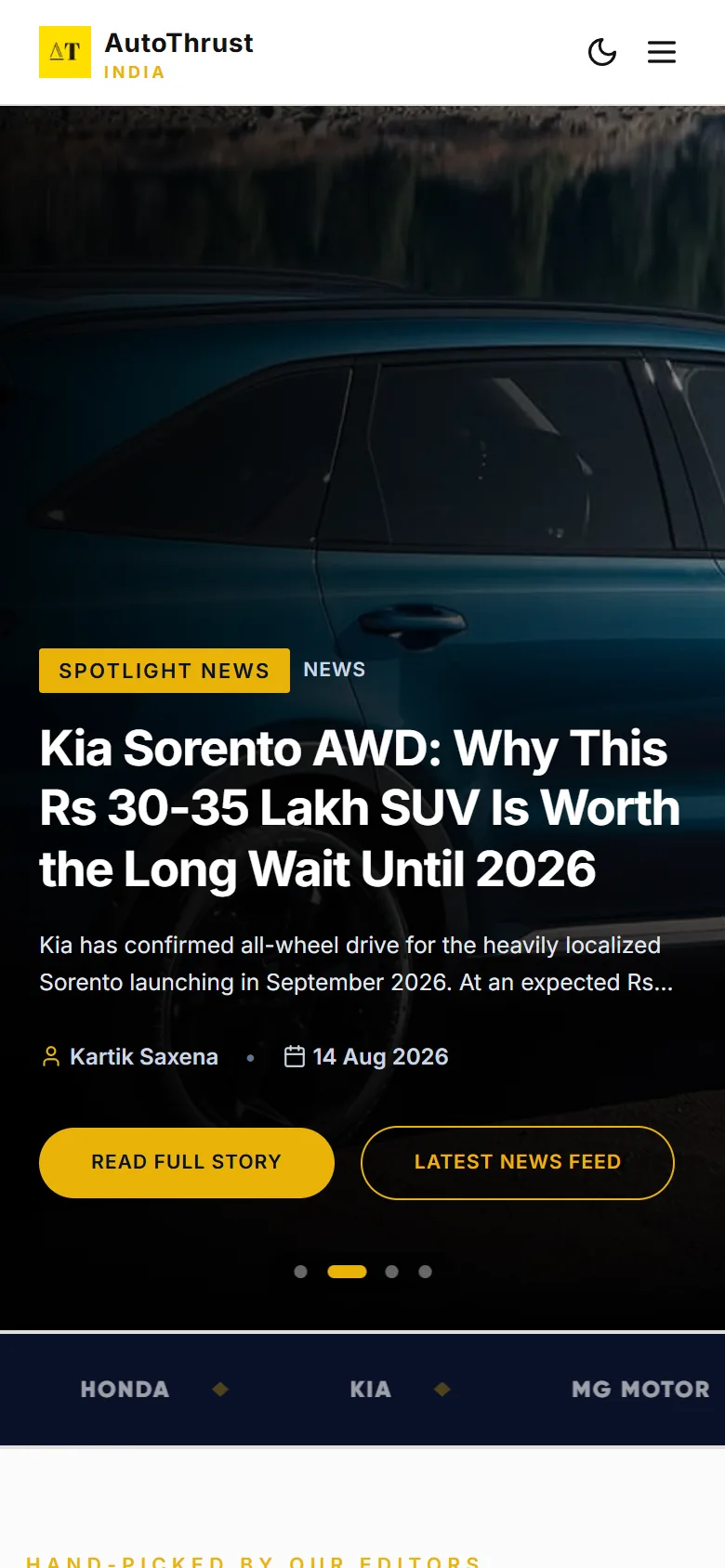 AutoThrust India on mobile